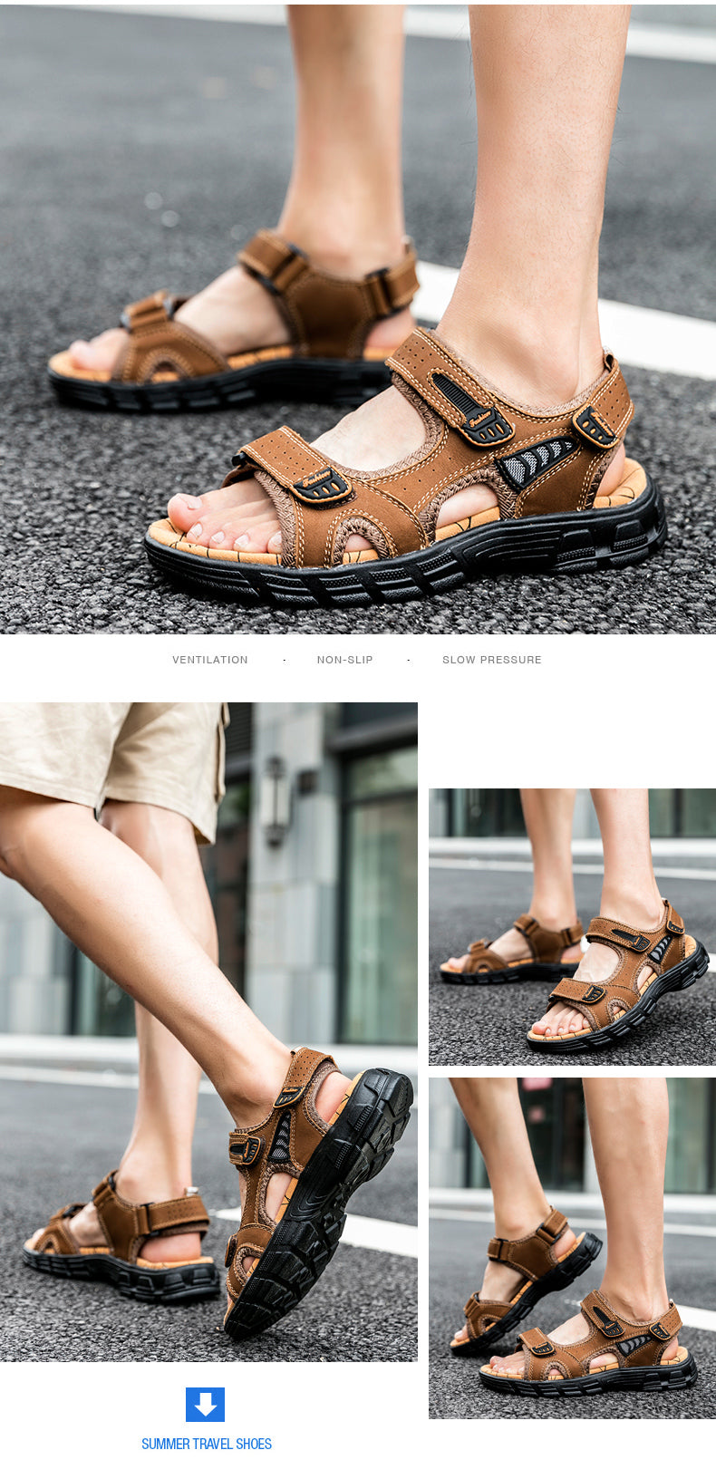 Okiiva Klassische Sandalen