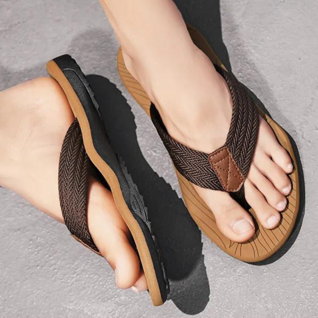 Komfortable Herren Orthopädische Slipper, unterstützend und bequem