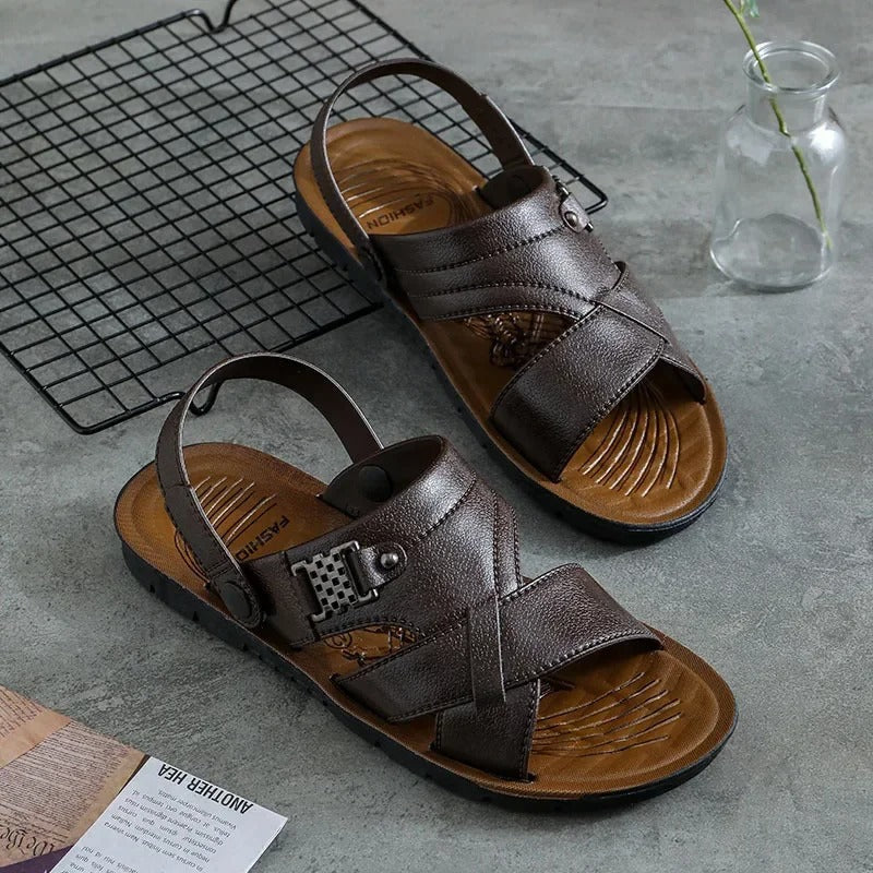 Bequeme Herren Sandalen mit Schnalle für maximalen Komfort