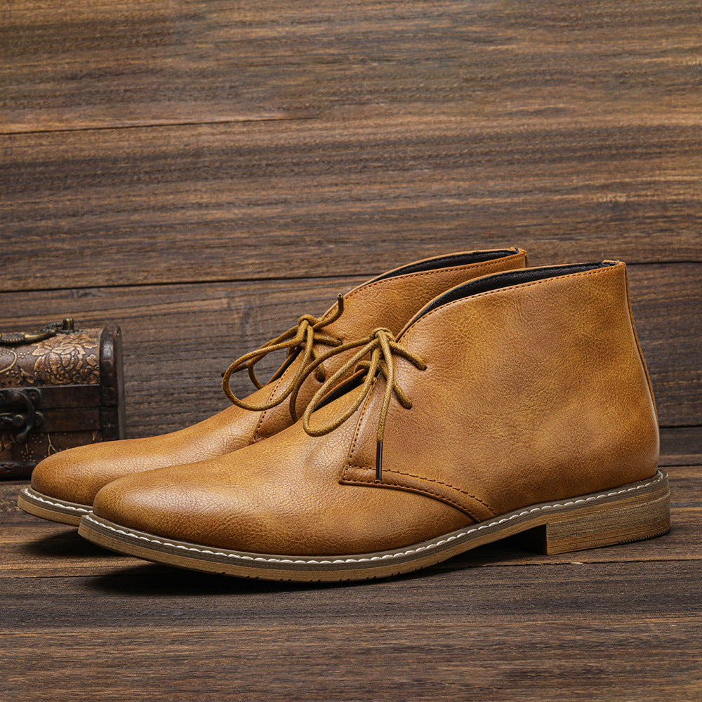 Klassische Herren-Desert Boots im Vintage-Stil