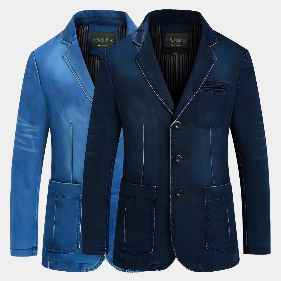 Klassische Herren Jacke aus Denim