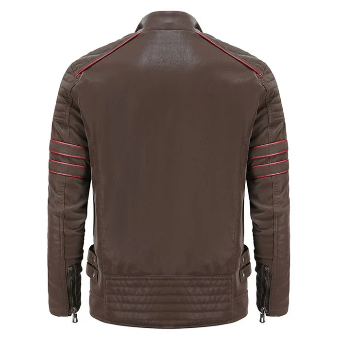 Motorrad Herren Lederjacke, robust und stylisch