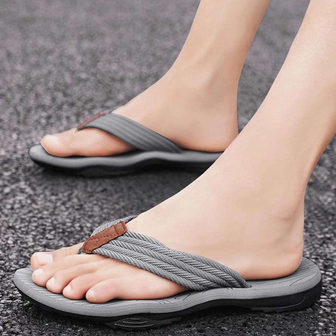 Komfortable Herren Orthopädische Slipper, unterstützend und bequem