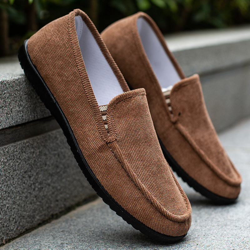 Herren Corduroy Loafers mit Antirutschsohle - bequem und strapazierfähig