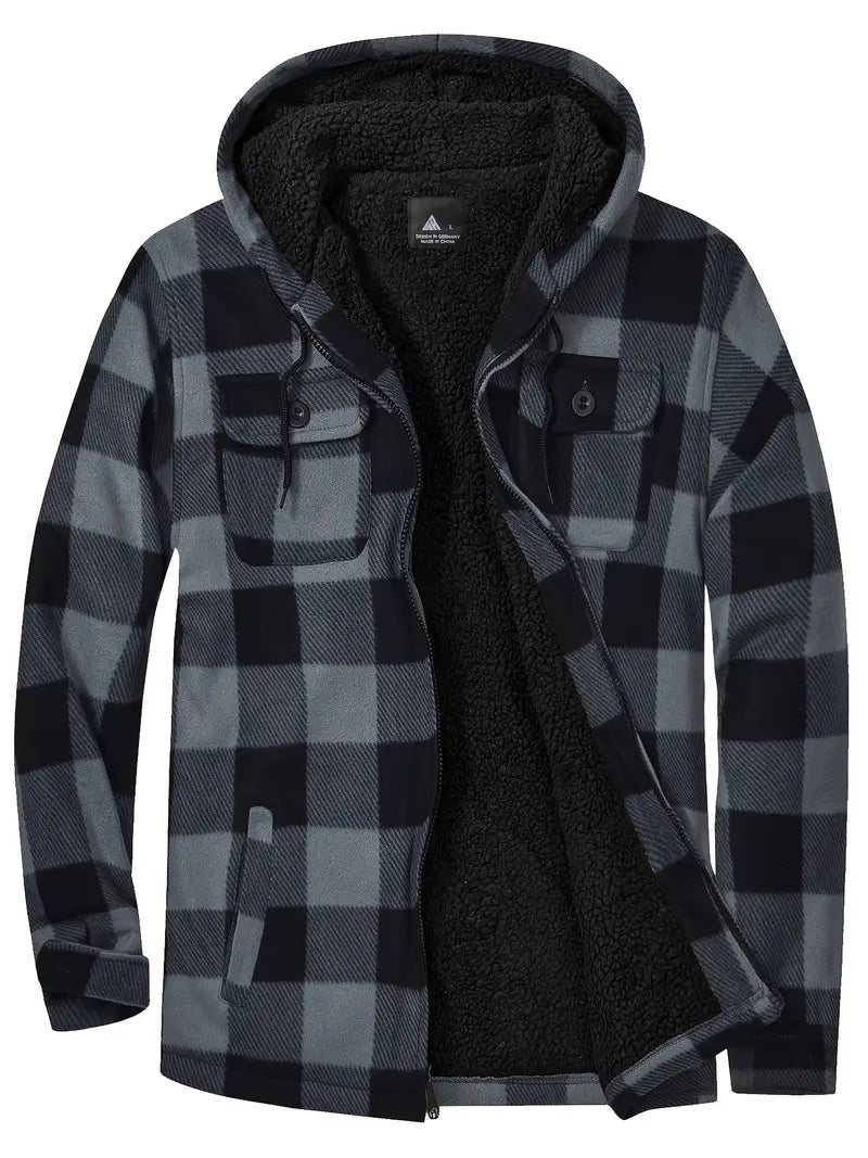 Warme und bequeme Fleecejacke für Herren, ideal für Outdoor