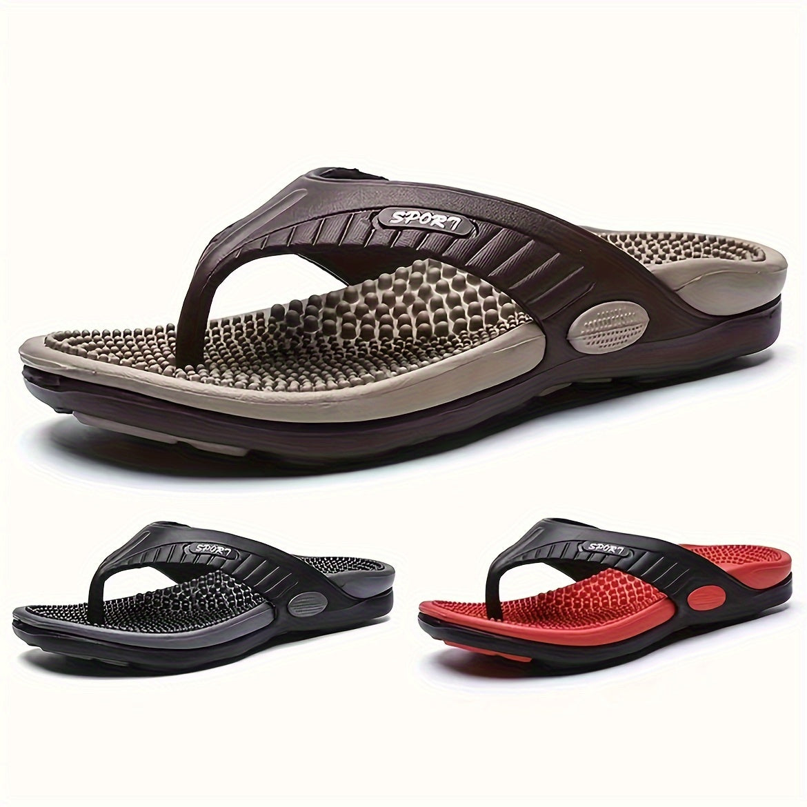 Ergonomische Herren Sandalen mit verstellbaren Riemen