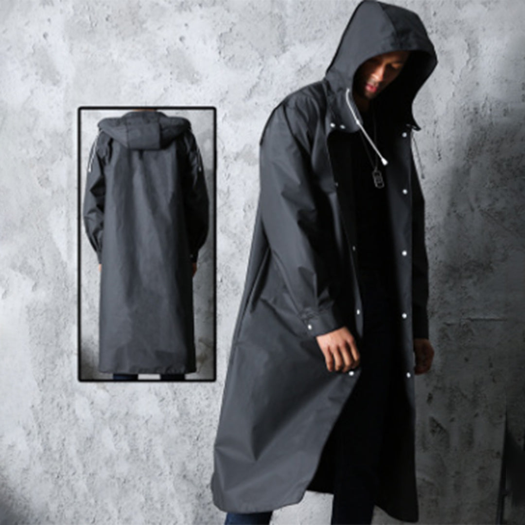 Herren-Regenjacke mit Kapuze