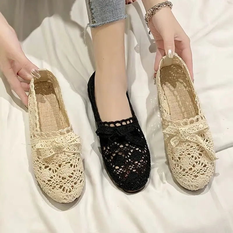 NEW  Women shoes fisherman shoes woman mesh breathable flat soft bottom women peas shoes  womans shoes  flats shoes YTC65