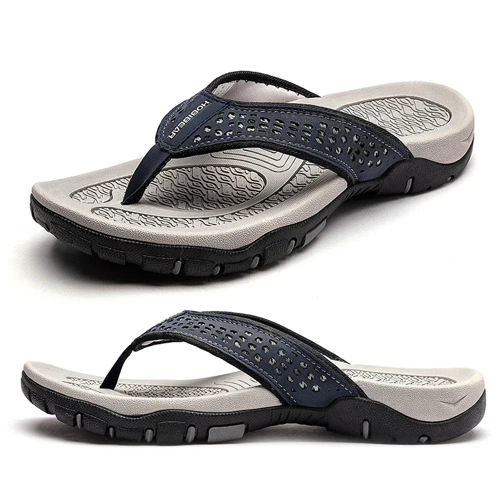 Ergonomische Herren Orthopädische Slipper, bequem und stützend