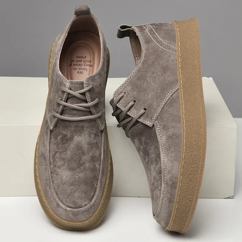 Klassische Wildleder Herren Schuhe