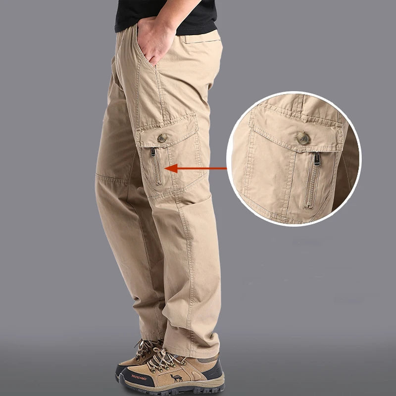 Premium Herren Cargo-Hose, Regular-Fit