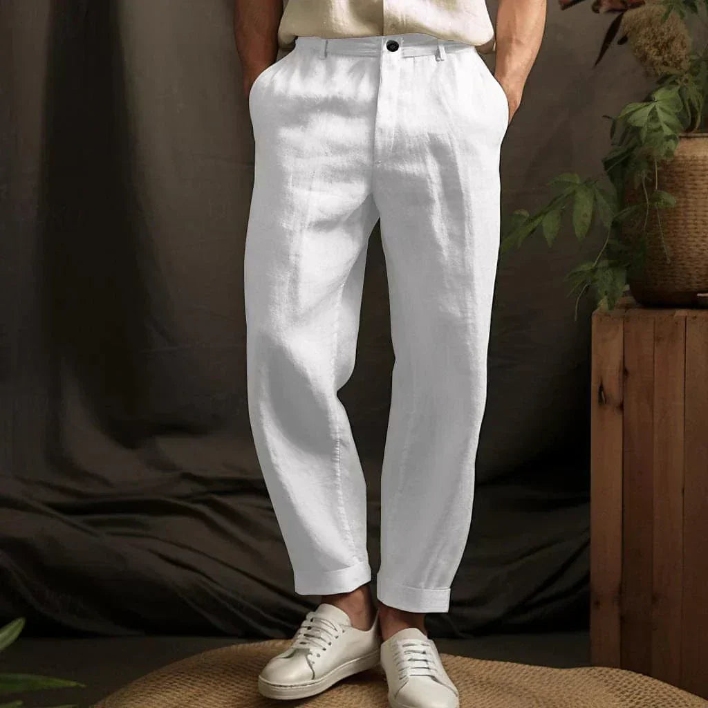 Casual Herren Leinenhose für den Sommer