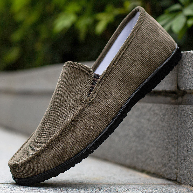 Herren Corduroy Loafers mit Antirutschsohle - bequem und strapazierfähig