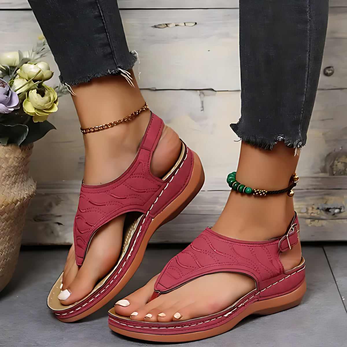 Martina™ - Die besten modischen Ledersandalen für den Sommer