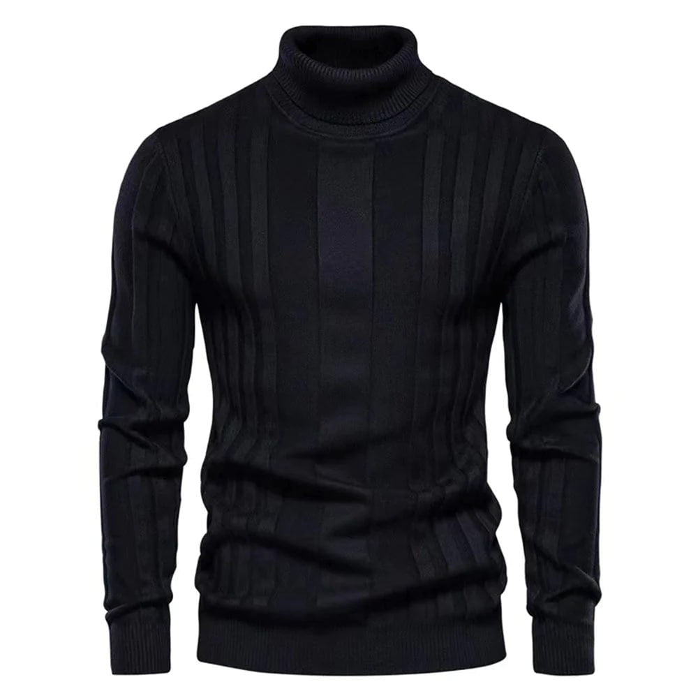 Stilvoller Herren Rollkragenpullover