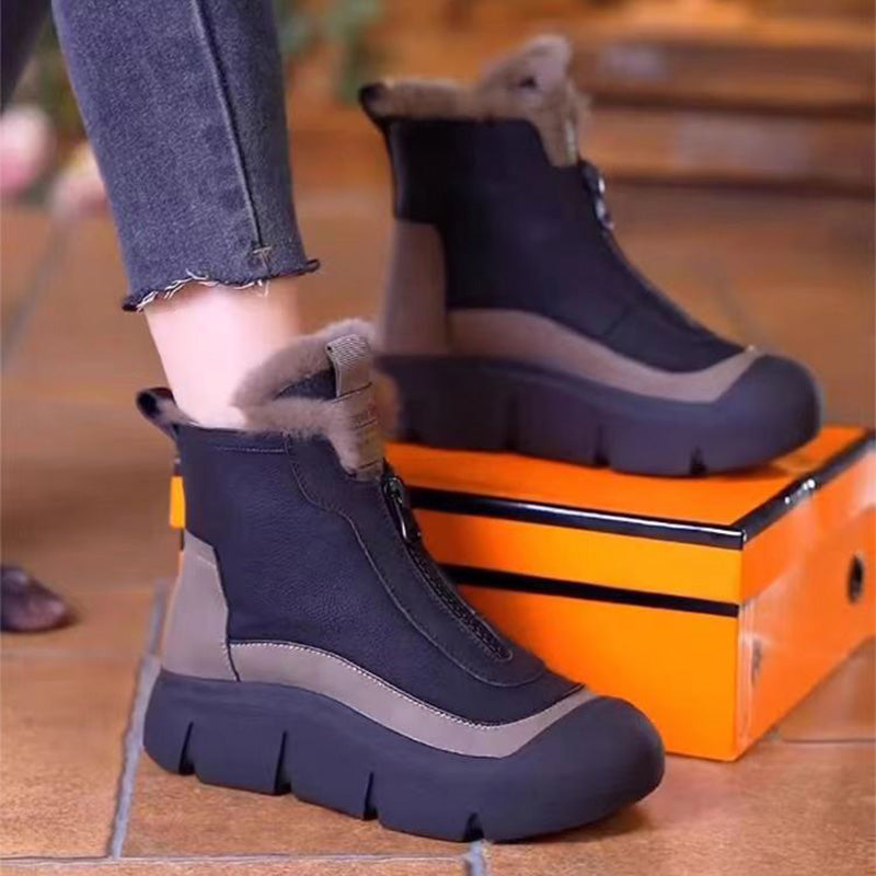 Louisa™ - Wasserdichte, warme Schneestiefel mit Reißverschluss für Damen