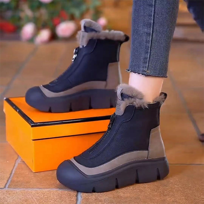 Louisa™ - Wasserdichte, warme Schneestiefel mit Reißverschluss für Damen