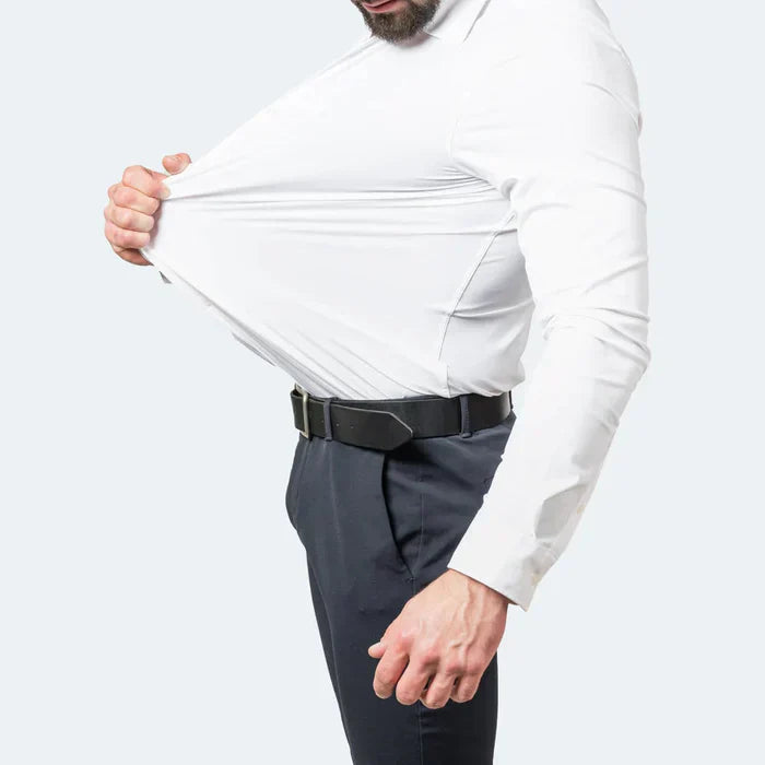 Stretch Comfort Wrinkle-Free Herrenhemd, pflegeleicht und flexibel