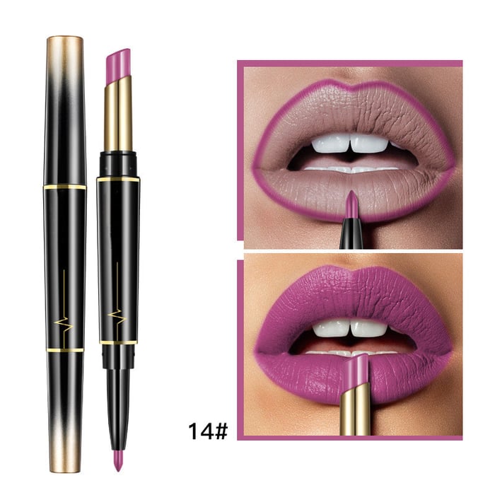 Pouty Lips™ | Kombination aus langanhaltendem Lippenstift + Lip Liner (1+1 GRATIS)