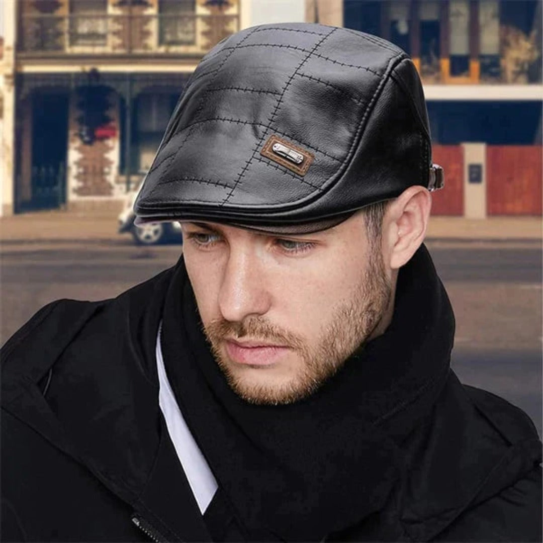 EasyCap™ - Herren Ledermütze (1+1 Gratis)