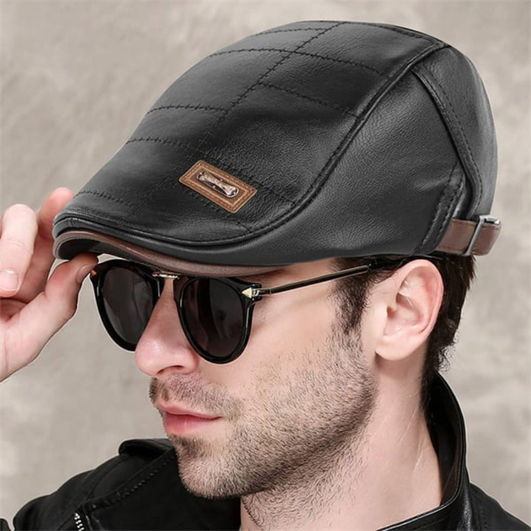 EasyCap™ - Herren Ledermütze (1+1 Gratis)