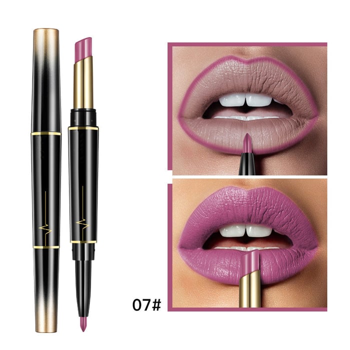 Pouty Lips™ | Kombination aus langanhaltendem Lippenstift + Lip Liner (1+1 GRATIS)