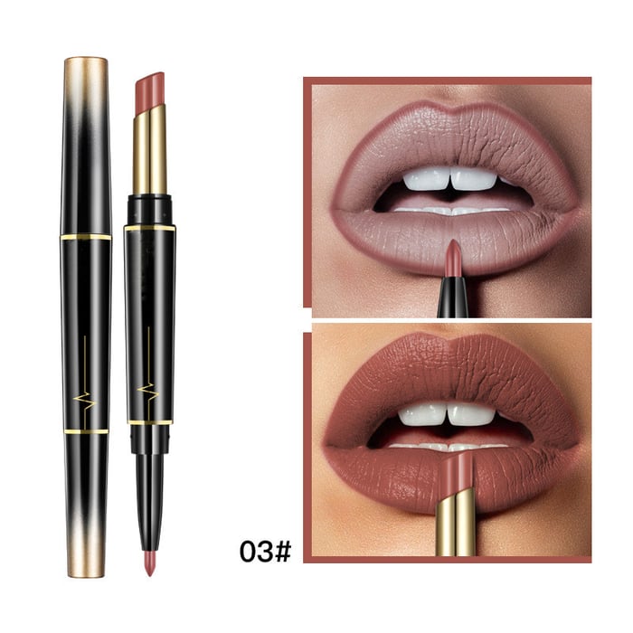 Pouty Lips™ | Kombination aus langanhaltendem Lippenstift + Lip Liner (1+1 GRATIS)