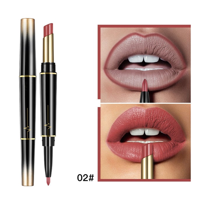 Pouty Lips™ | Kombination aus langanhaltendem Lippenstift + Lip Liner (1+1 GRATIS)