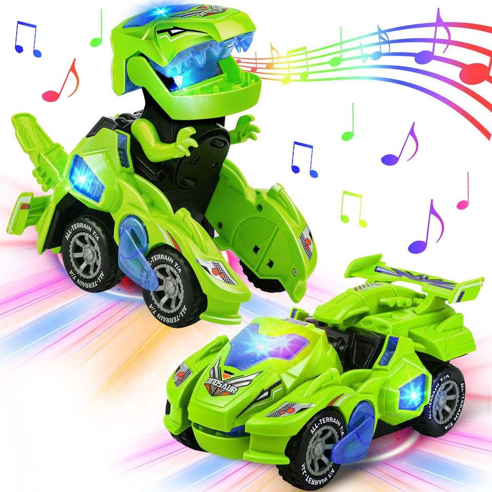 CarToy™ - Led Dinosaurier Transformation Auto Spielzeug