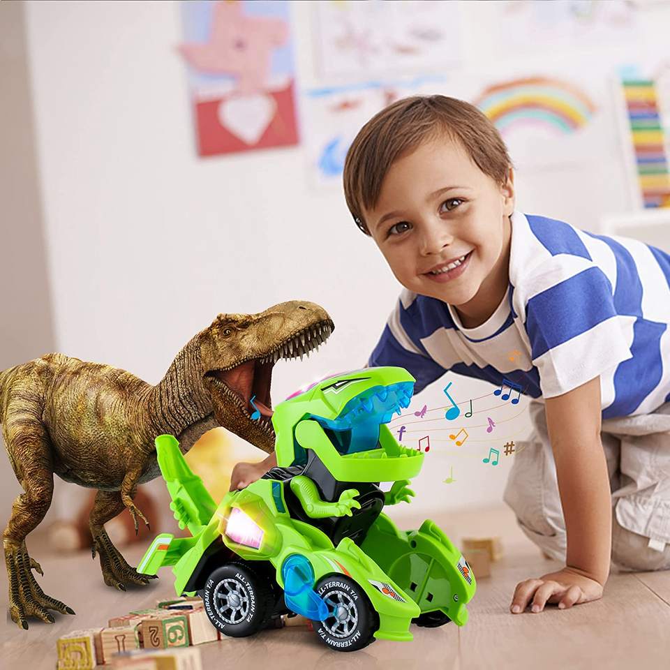 CarToy™ - Led Dinosaurier Transformation Auto Spielzeug