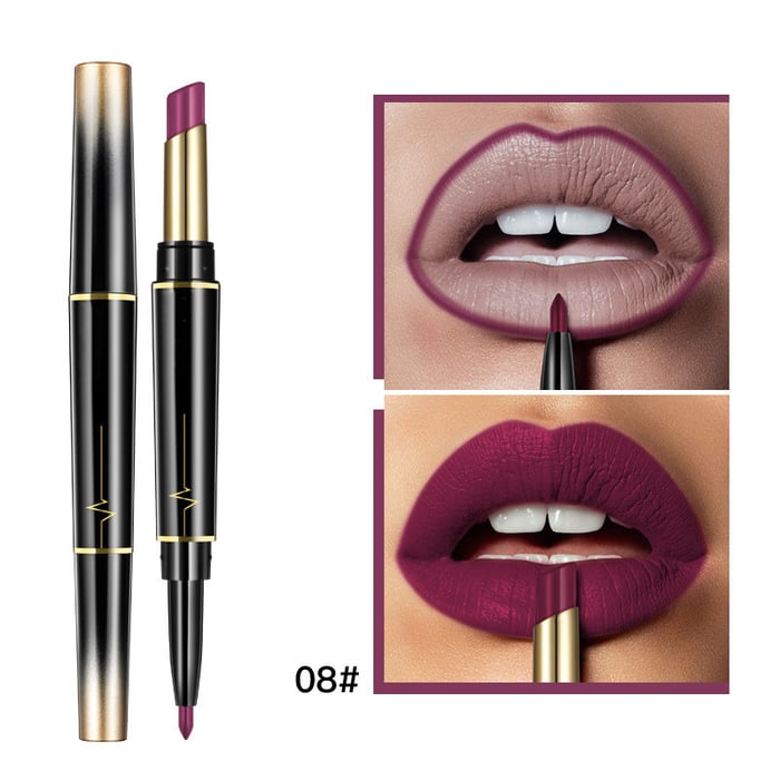 Pouty Lips™ | Kombination aus langanhaltendem Lippenstift + Lip Liner (1+1 GRATIS)