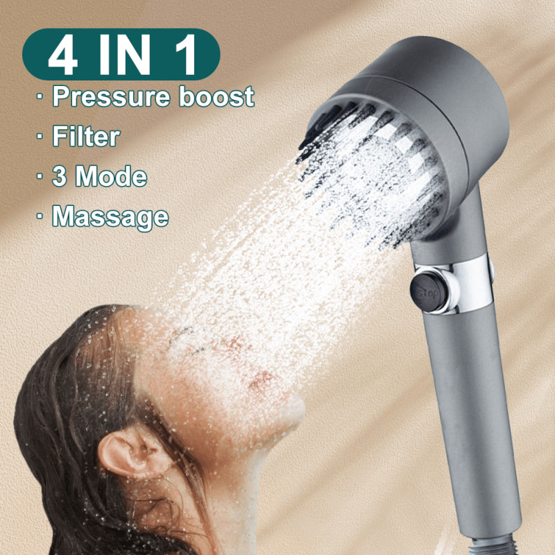 Borhe™ Shower - 4 in 1 Multifunktions-Duschkopf für Massage und Hautpflege